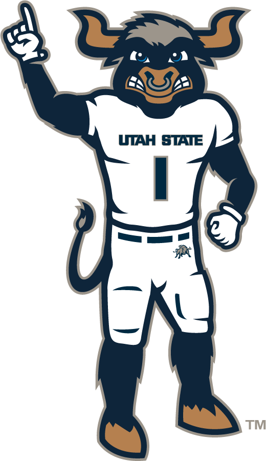 Utah State Aggies 2018-2019 Mascot Logo v4 diy iron on heat transfer